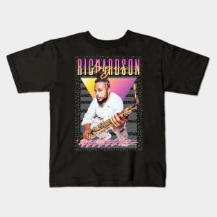 Logan Richardson Retro Style Fan Art Kids T-Shirt